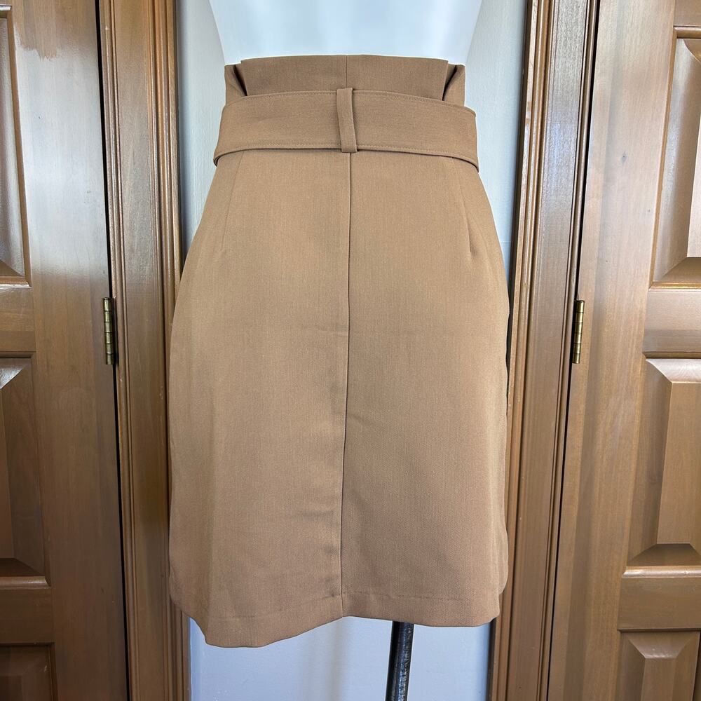 Banana Republic Skirt and belt size 10 petite mini high waisted NWT - Picture 5 of 7